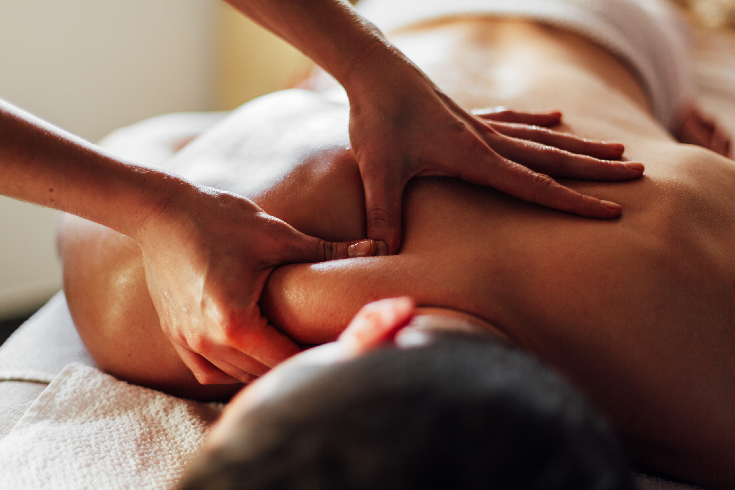 even a tough guy needs a massage